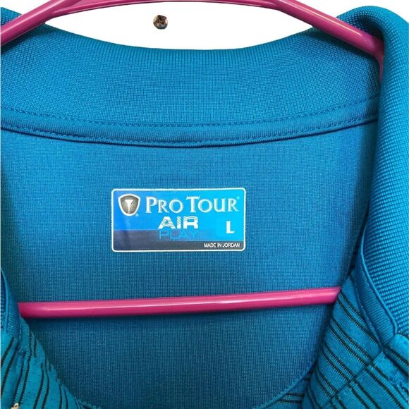 #3676 Pro Tour Blue mens shirt size L - Picture 4 of 4